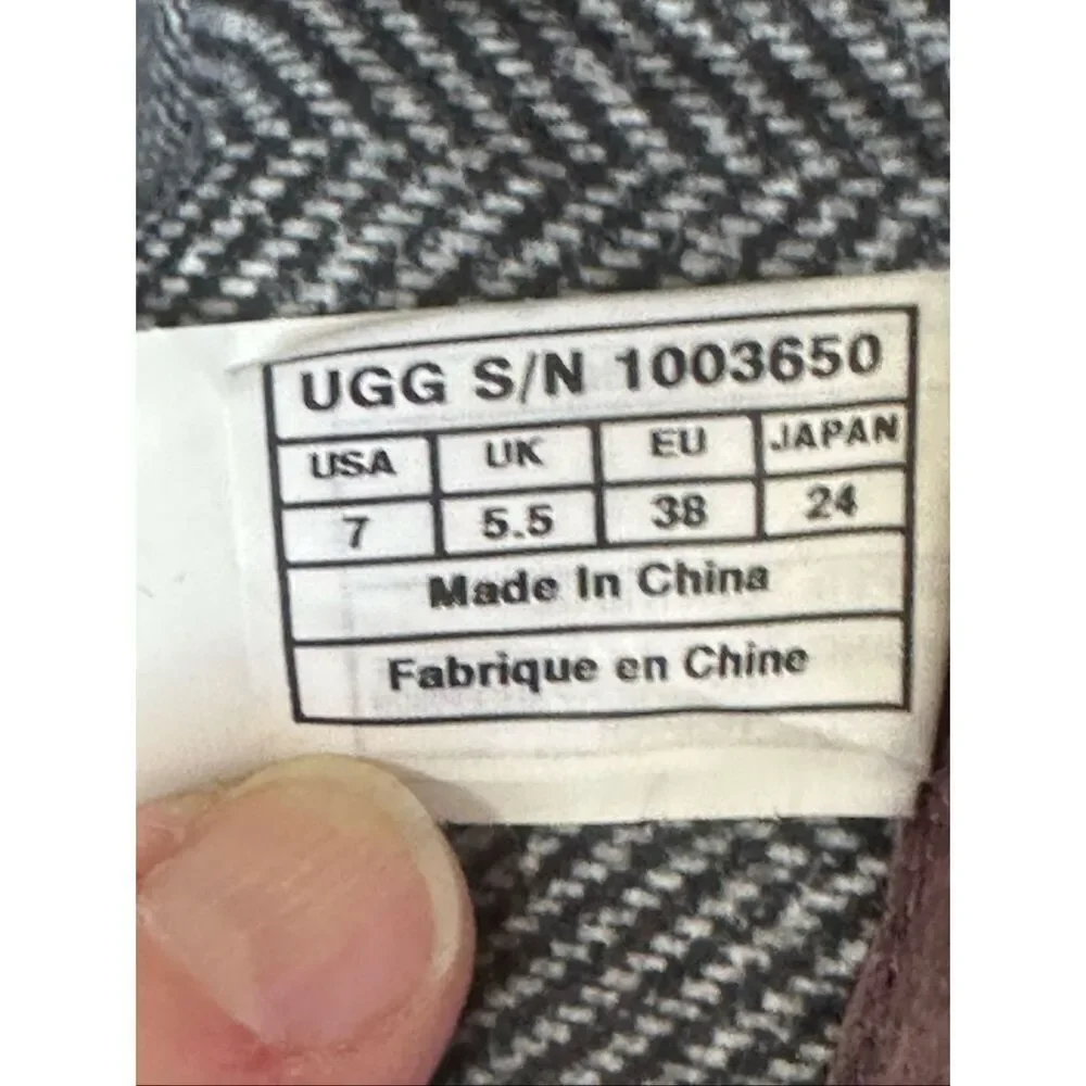 Ugg Tenaya Dusty Purple Knee High Rainboots Size 7